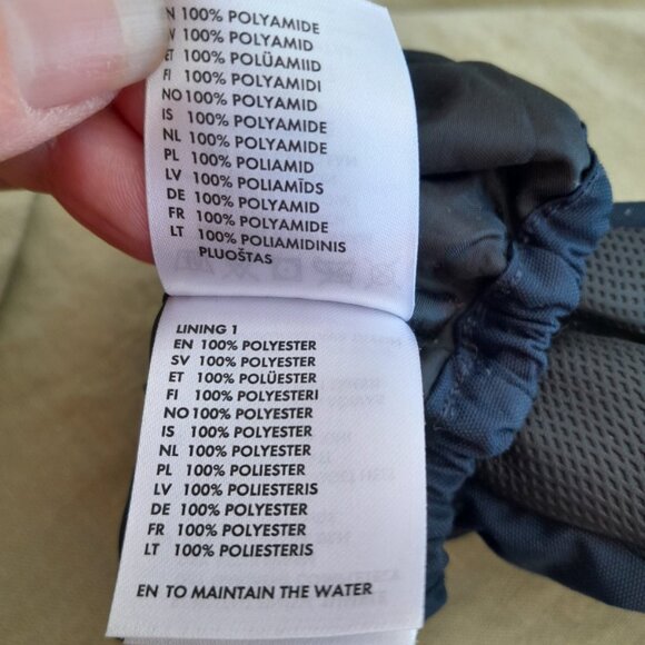 Polarn O. Pyret Waterproof mittens , 2 pair size 1-2yr and 2-4yr - Picture 6 of 6